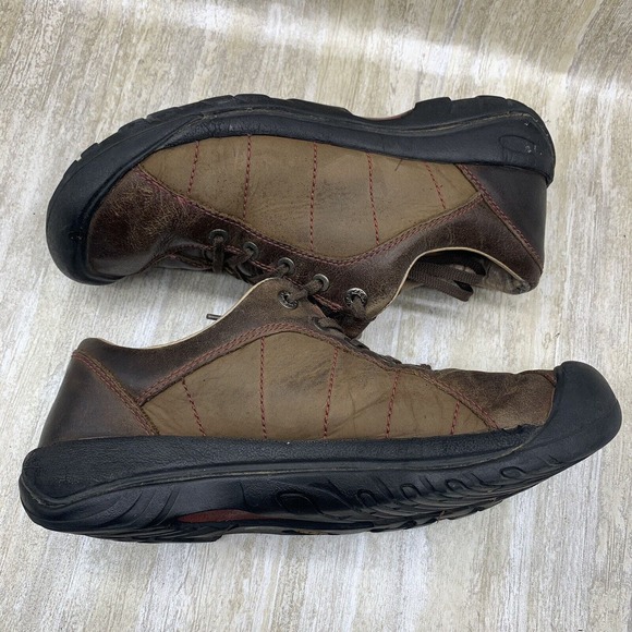 Keen‎ Presidio Shoes Brown Comfort Hiking Oxford Womens Size 10 - Picture 3 of 9